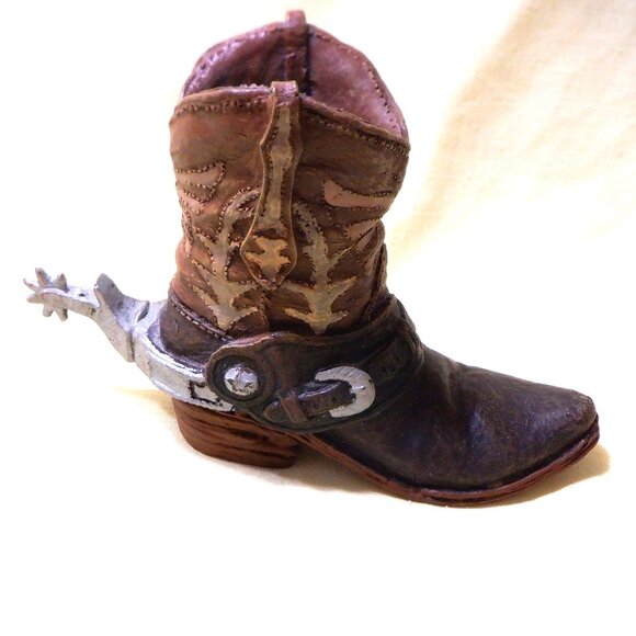 Ceramic Decor *** COWBOY BOOT ***  Like the Real Deal! - Picture 1 of 2